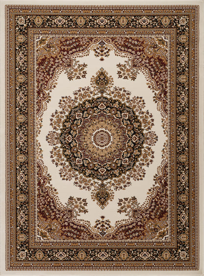 Manchester GC_HER5006 Ivory 7 ft. 10 in. x 10 ft. 6 in. Area Rug