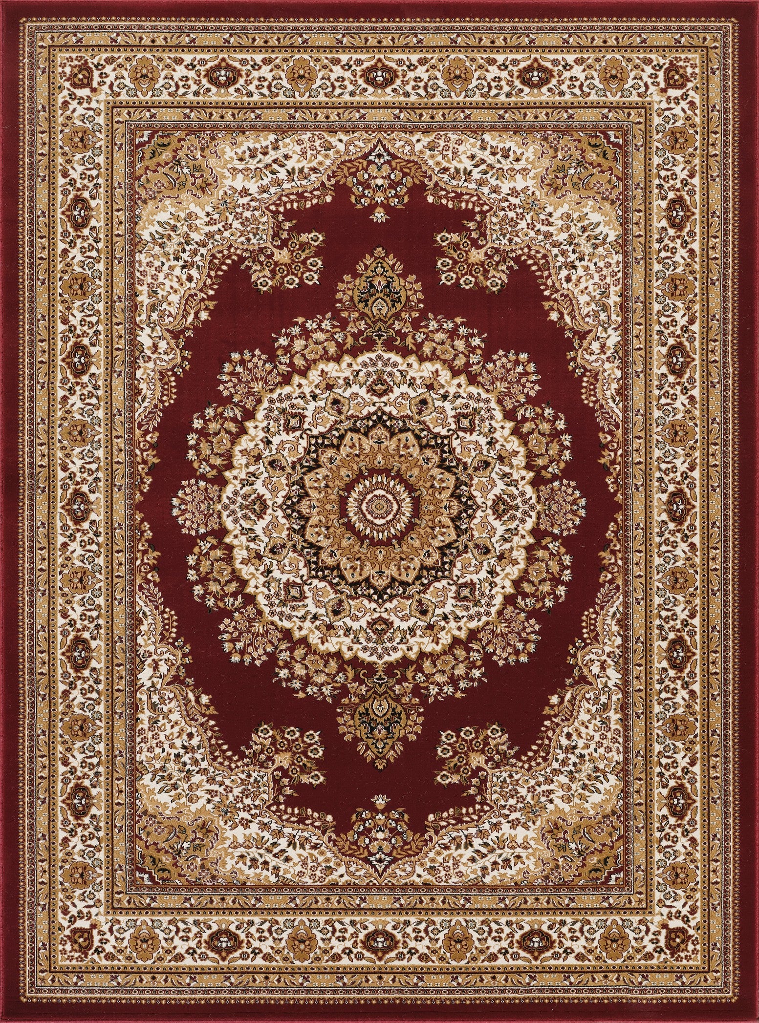 Manchester GC_HER5007 Red 5 ft. 3 in. x 7 ft. 3 in. Area Rug