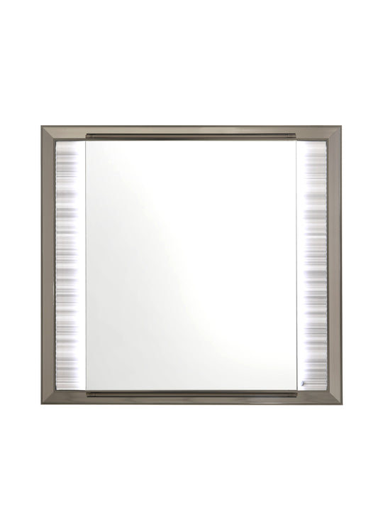 STAR WHITE MIRROR WITH LED