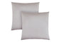 Pillows, Set Of 2, 18 X 18 Square, Insert Included, Decorative Throw, Accent, Sofa, Couch, Bedroom, Grey Hypoallergenic Polyester, Modern