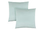 Pillows, Set Of 2, 18 X 18 Square, Insert Included, Decorative Throw, Accent, Sofa, Couch, Bedroom, Mint Green Hypoallergenic Polyester, Modern