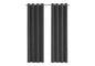 Curtain Panel, 2pcs Set, 54"w X 95"l, Room Darkening, Grommet, Living Room, Bedroom, Kitchen, Grey Micro Suede, Contemporary, Modern
