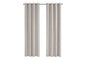 Curtain Panel, 2pcs Set, 54"w X 95"l, Room Darkening, Grommet, Living Room, Bedroom, Kitchen, Beige Micro Suede, Contemporary, Modern