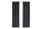 Curtain Panel, 2pcs Set, 54"w X 84"l, Room Darkening, Grommet, Living Room, Bedroom, Kitchen, Grey Velvet, Contemporary, Modern