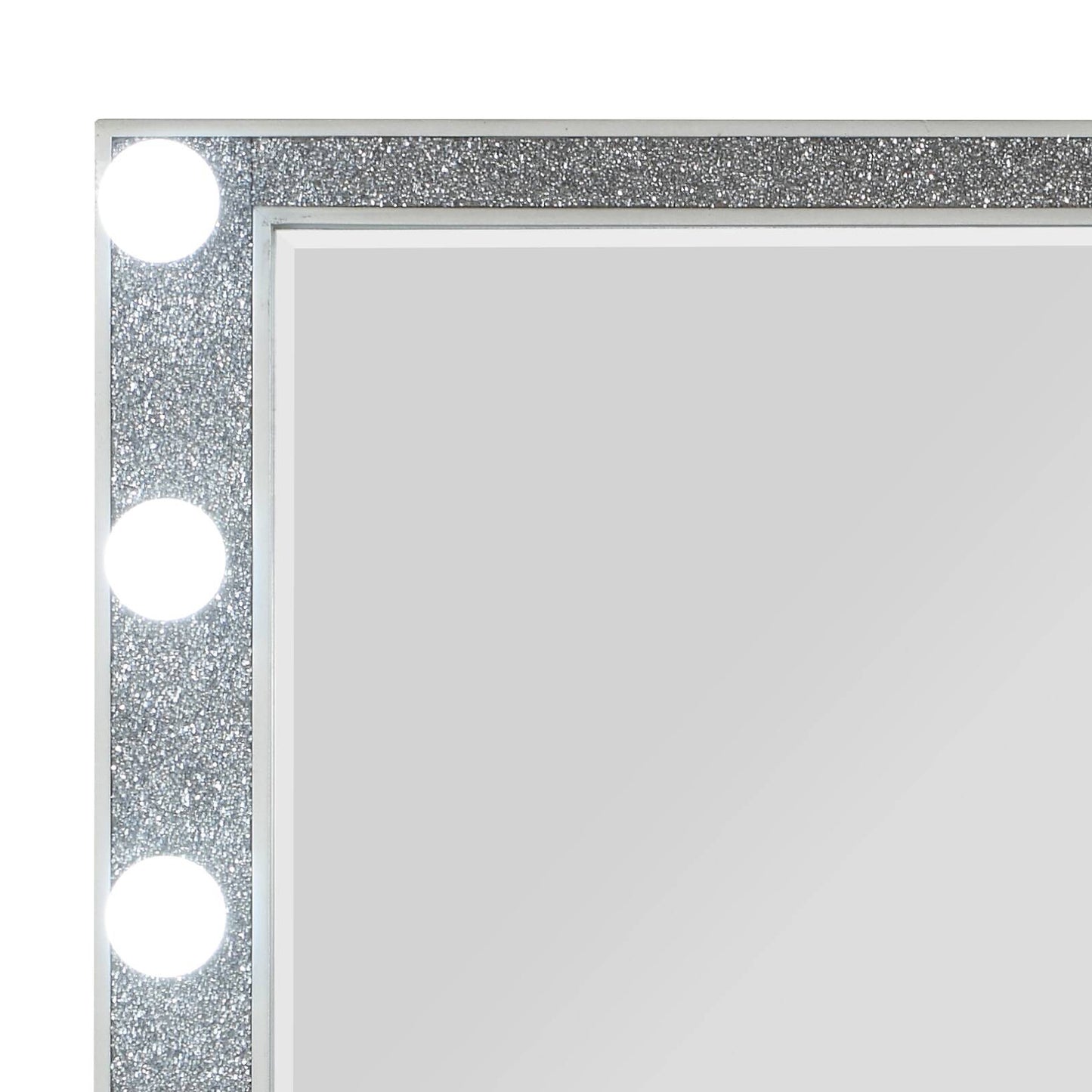 Champagne Mirrored Vanity Mirror with Integrated Light for Bathroom Renovation