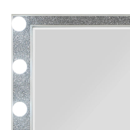 Champagne Mirrored Vanity Mirror with Integrated Light for Bathroom Renovation