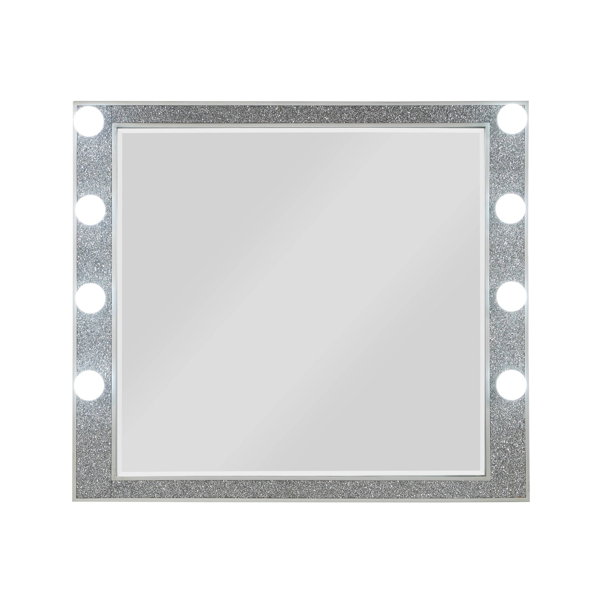 Champagne Mirrored Vanity Mirror with Integrated Light for Bathroom Renovation