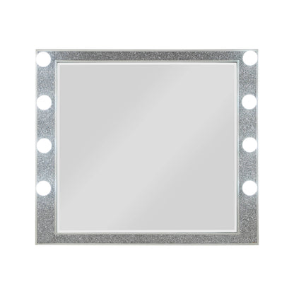 Champagne Mirrored Vanity Mirror with Integrated Light for Bathroom Renovation
