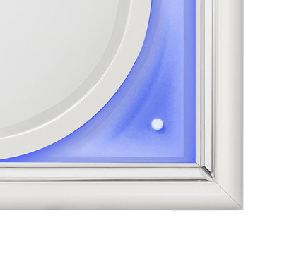 Modern White Vanity Mirror with LED Light for Bedroom Renovation