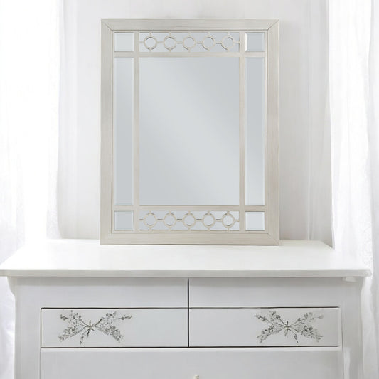Varian Silver & Mirrored Finish Mirror