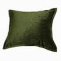 Homey COZY Velvet Throw Pillow – Deep Forest Green with Luxe Shine & Rich Texture Set of 2