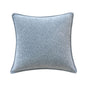 Textured Throw Pillow with Stitched Contrast Edge Set of 2