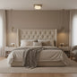 10-in Brushed Nickel LED Flush Mount
