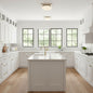 13-in Brushed Nickel LED Flush Mount
