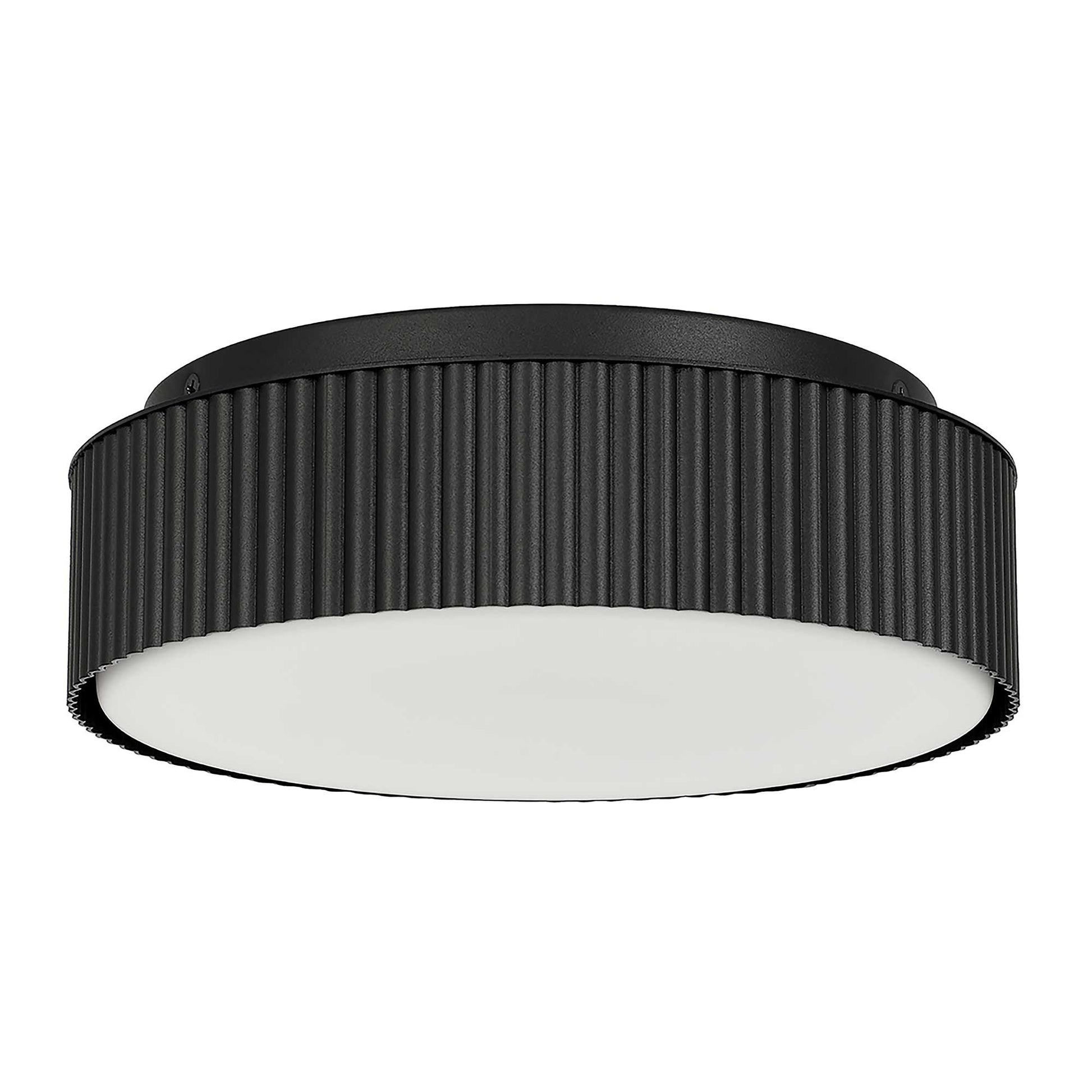 Black LED Flush Mount Ceiling Light - 9 Inch