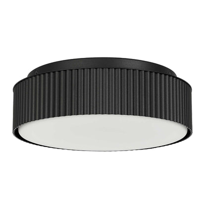 Black LED Flush Mount Ceiling Light - 9 Inch