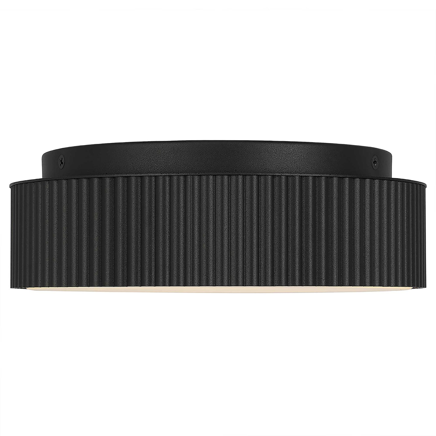 Black LED Flush Mount Ceiling Light - 9 Inch