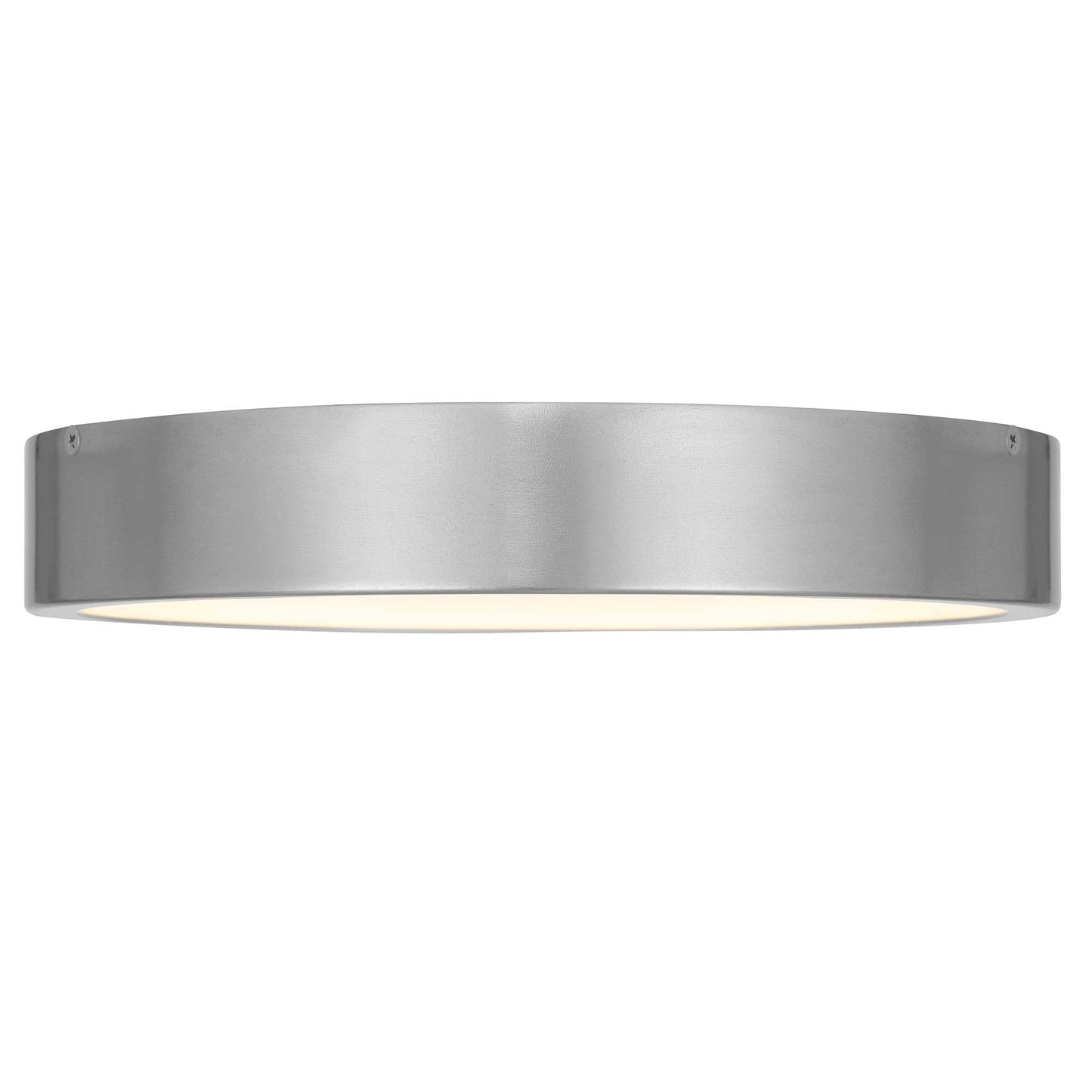 11 Inch Steel LED Flush Mount Light Brushed Nickel for Bedroom