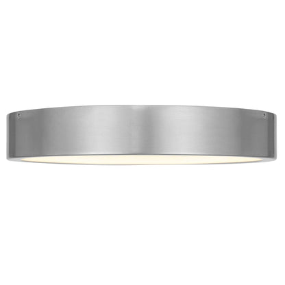 11 Inch Steel LED Flush Mount Light Brushed Nickel for Bedroom