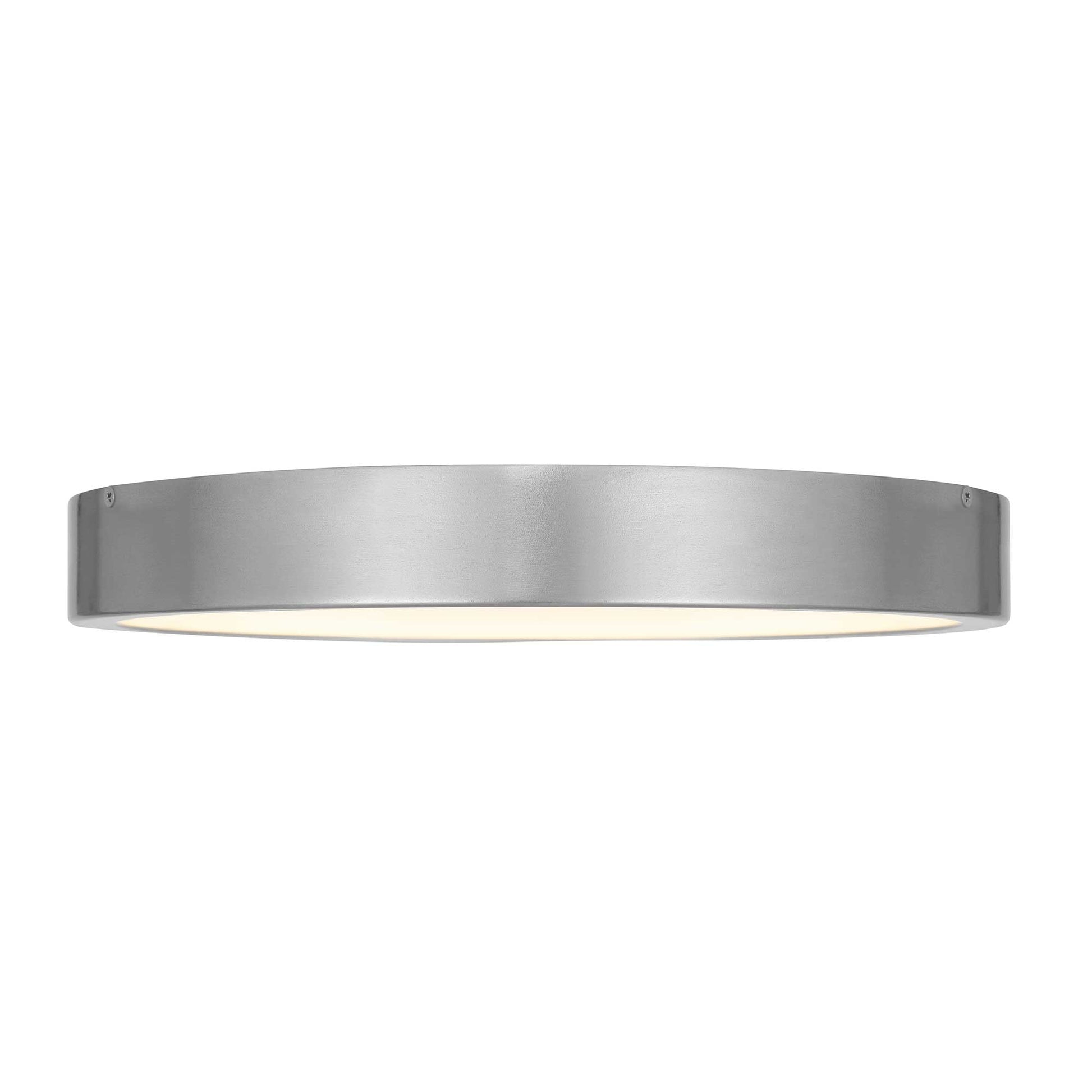 14 Inch Aluminum LED Flush Mount - Brushed Nickel Finish