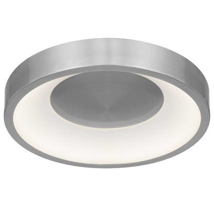 14 Inch Aluminum LED Flush Mount - Brushed Nickel Finish