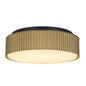 9 inch Brass LED Flush Mount