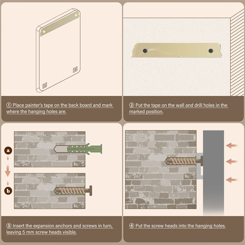 Black Bathroom Wall Mirror - 40" Rectangle for Vanity Storage