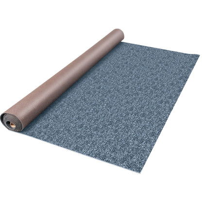 Gray Marine Carpet 6 ft x 18 ft Boat Carpet Rugs Indoor Outdoor Rugs for Patio Deck Anti-Slide TPR Water-Proof Back Cut Outdoor Marine Carpeting Easy Clean Outdoor Carpet Roll