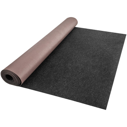 Marine Carpet, 6 x 30 ft Boat Carpeting, Charcoal Black Marine Grade Boat Carpet, Indoor/Outdoor Marine Carpeting w/ Water-proof TPR Backing, Water-proof Carpet Roll for Home, Patio, Porch, Deck