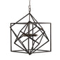 3 - Light Metal Chandelier, Hanging Light Fixture with Adjustable Chain for Kitchen Dining Room Foyer Entryway, Bulb Not Included