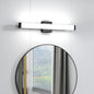 Bathroom Vanity Light Black - 25 inch Modern Vanity Lights for Bathroom - 14W LED Bath Lights Over Mirror Cool White Light 6000K