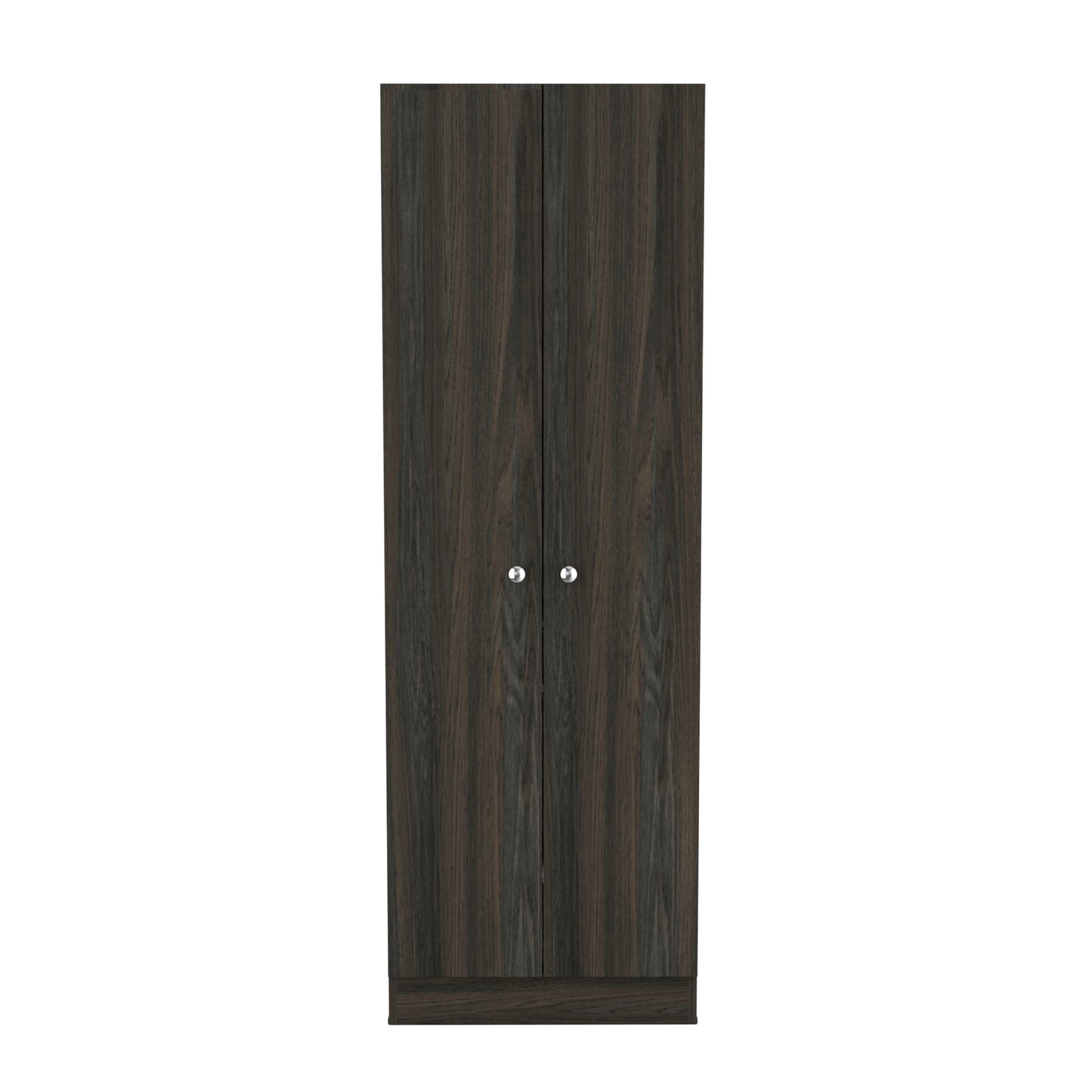 Rectangle 2-Door Storage Tall Cabinet Carbon Espresso and Wenge
