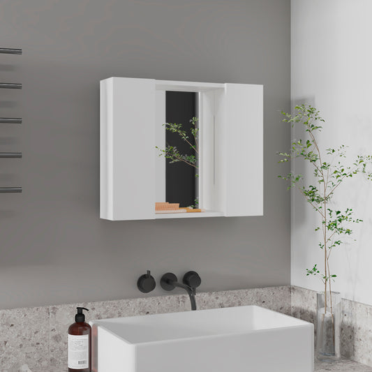 Ellegrini 1-Drawer Medicine Cabinet White