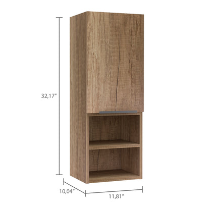 Light Oak Bathroom Medicine Cabinet with Shelves