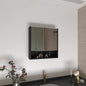 Rectangle Medicine Cabinet with Mirror Wenge
