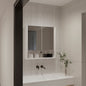 Manchester Rectangle Medicine Cabinet with Mirror White