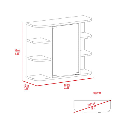 White Particle Board Bathroom Storage Cabinet for Vanity Upgrade