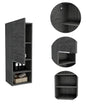 Gray 2 Shelf Bathroom Cabinet - Storage Solutions