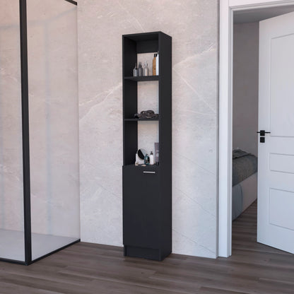 Wenge Linen Cabinet with 1-Door
