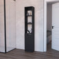 Wenge Linen Cabinet with 1-Door