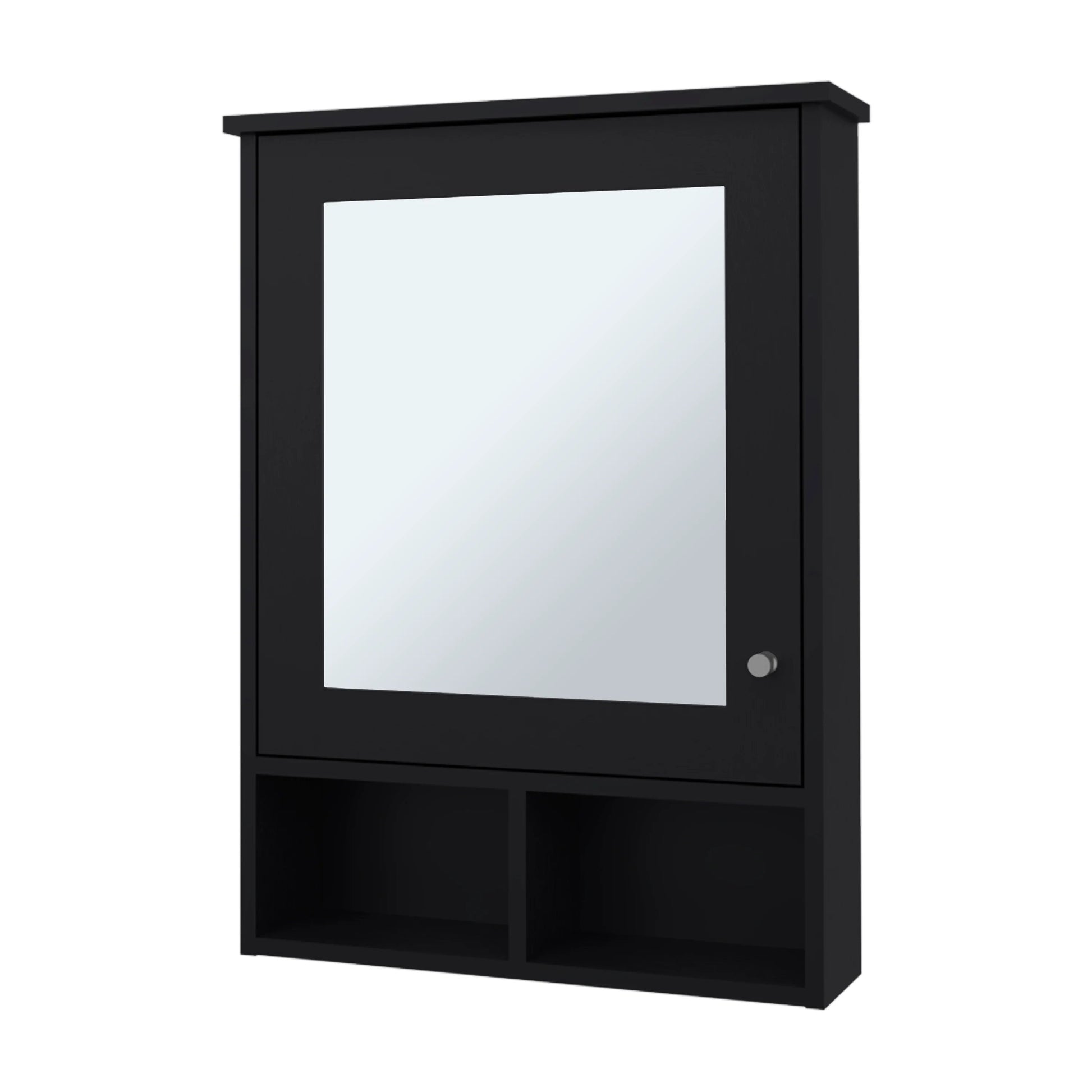 Wenge Bathroom Medicine Cabinet with Mirror