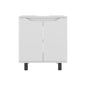 White Bathroom Vanity Cabinet for Pedestal Sink