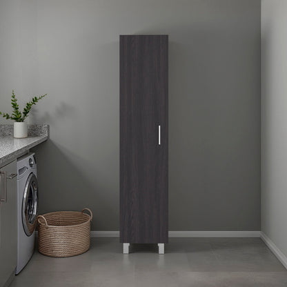 Wenge Storage Cabinet with Fixed Shelf