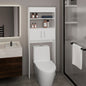 Madrid Over The Toilet Cabinet, Double Door, Two Shelves, White