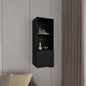 Obregon 43" Tall One-Door Wall Cabinet  with Two Open Shelves, Medicine Cabinet