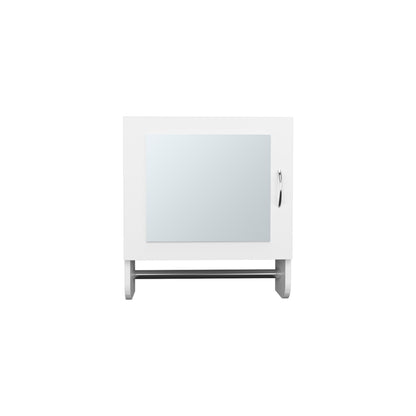 White Bathroom Storage Cabinet with Shelves