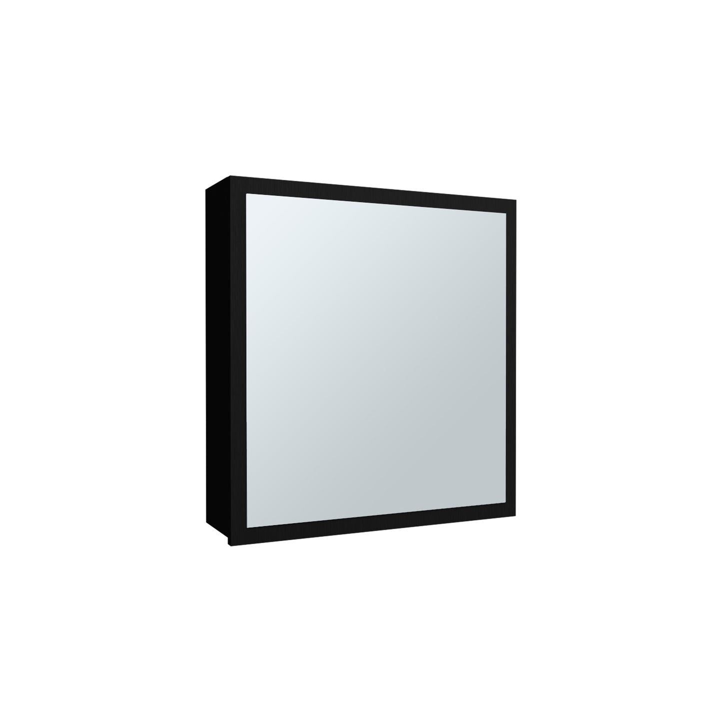 Black Particle Board Medicine Cabinet for Bathroom Renovation Upgrade
