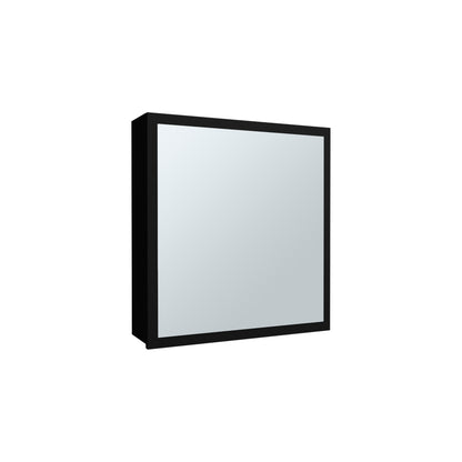Black Particle Board Medicine Cabinet for Bathroom Renovation Upgrade