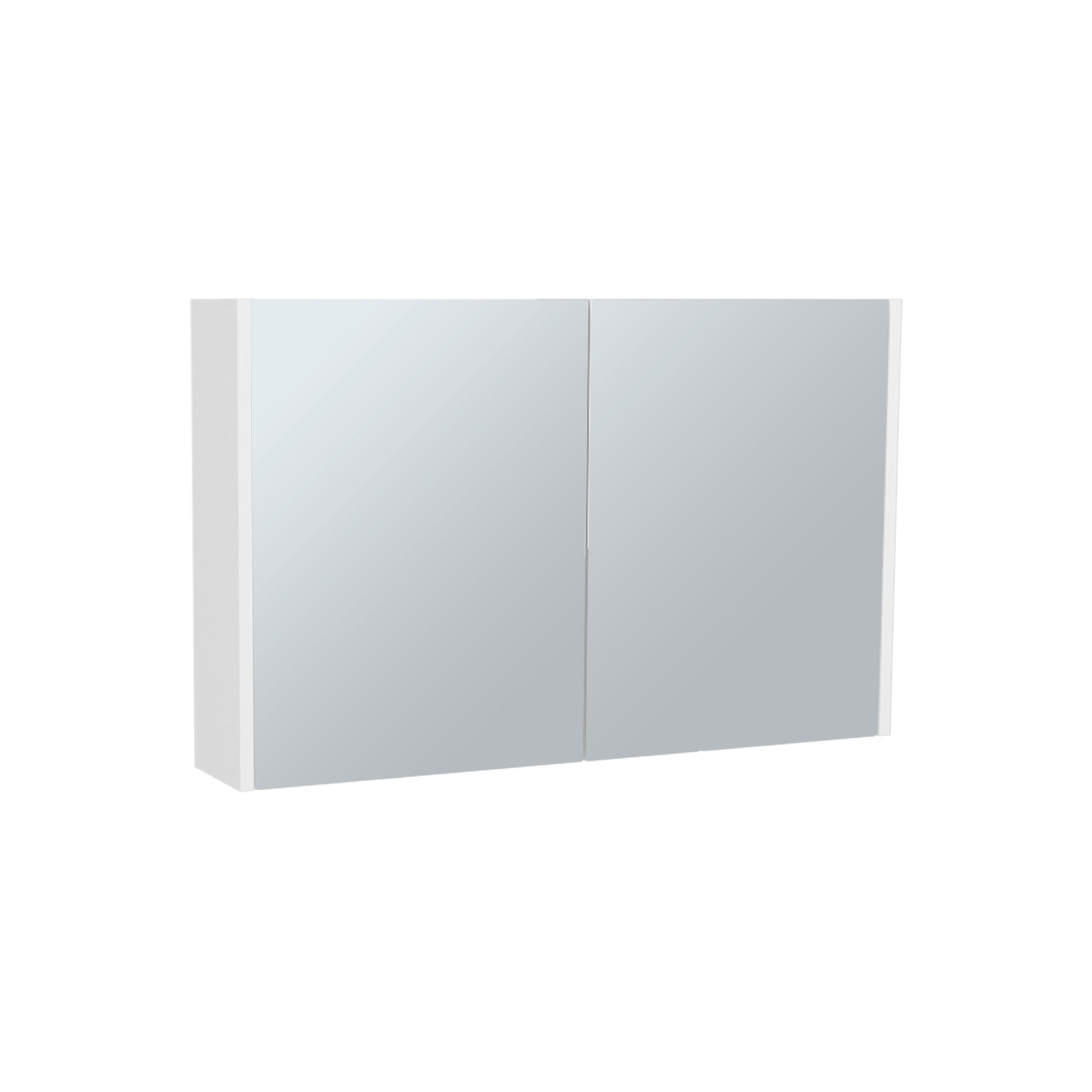 Bouti 19.7" H x 31.5" W Double Door Mirror Medicine Cabinet - White