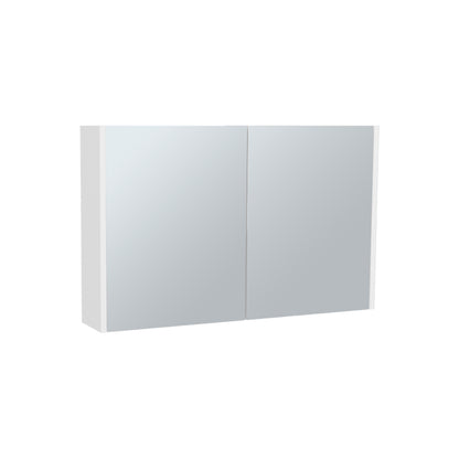 Bouti 19.7" H x 31.5" W Double Door Mirror Medicine Cabinet - White